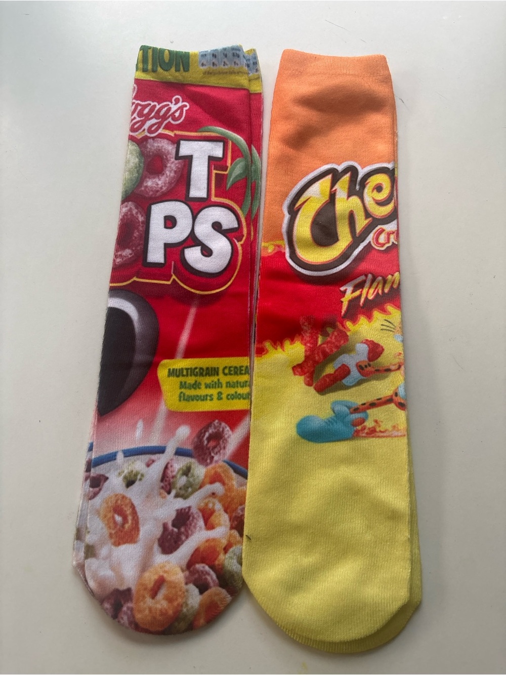 Cereal Print Kids Socks – Multicolor